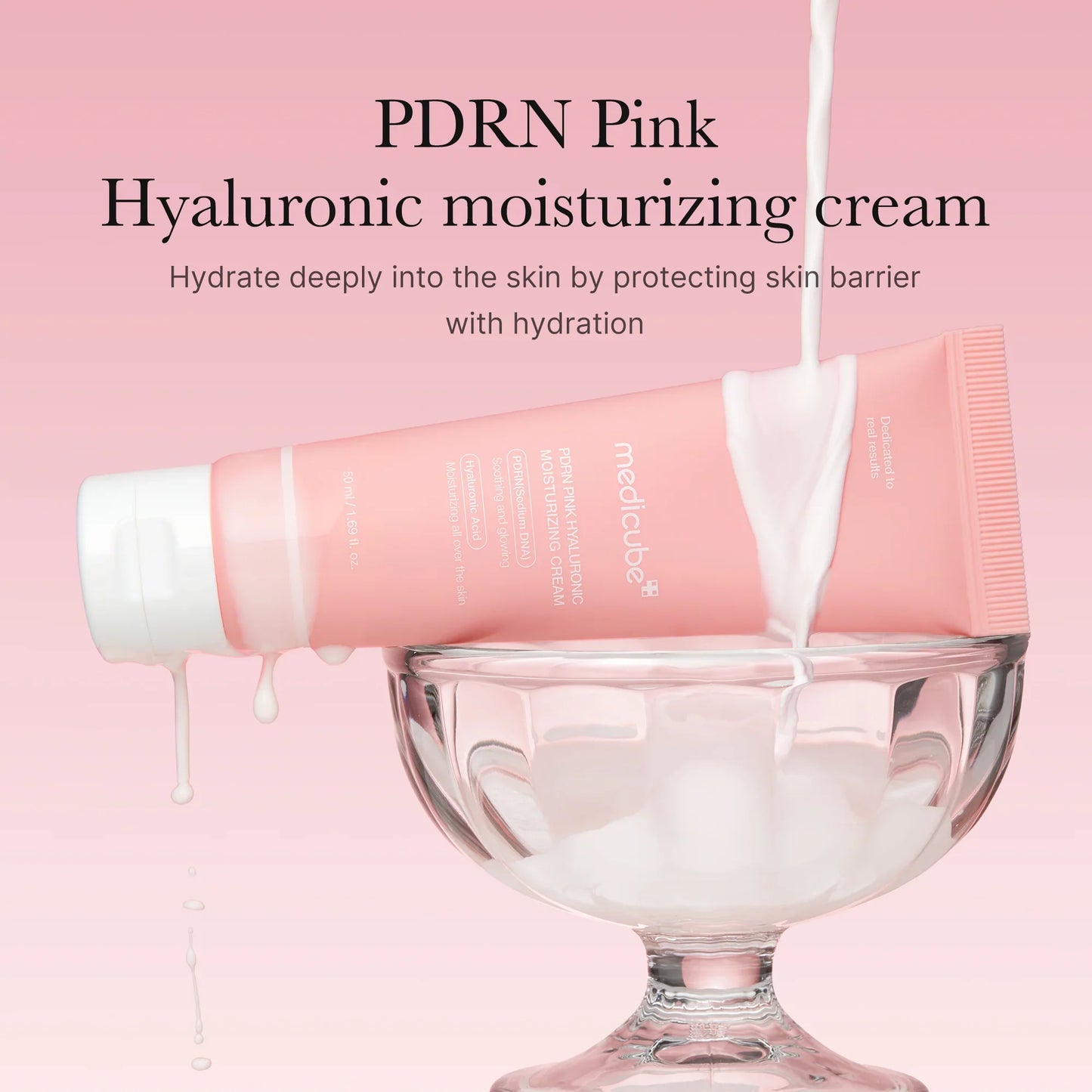 MEDICUBE PDRN Pink Hyaluronic Moisturising Cream 50ml