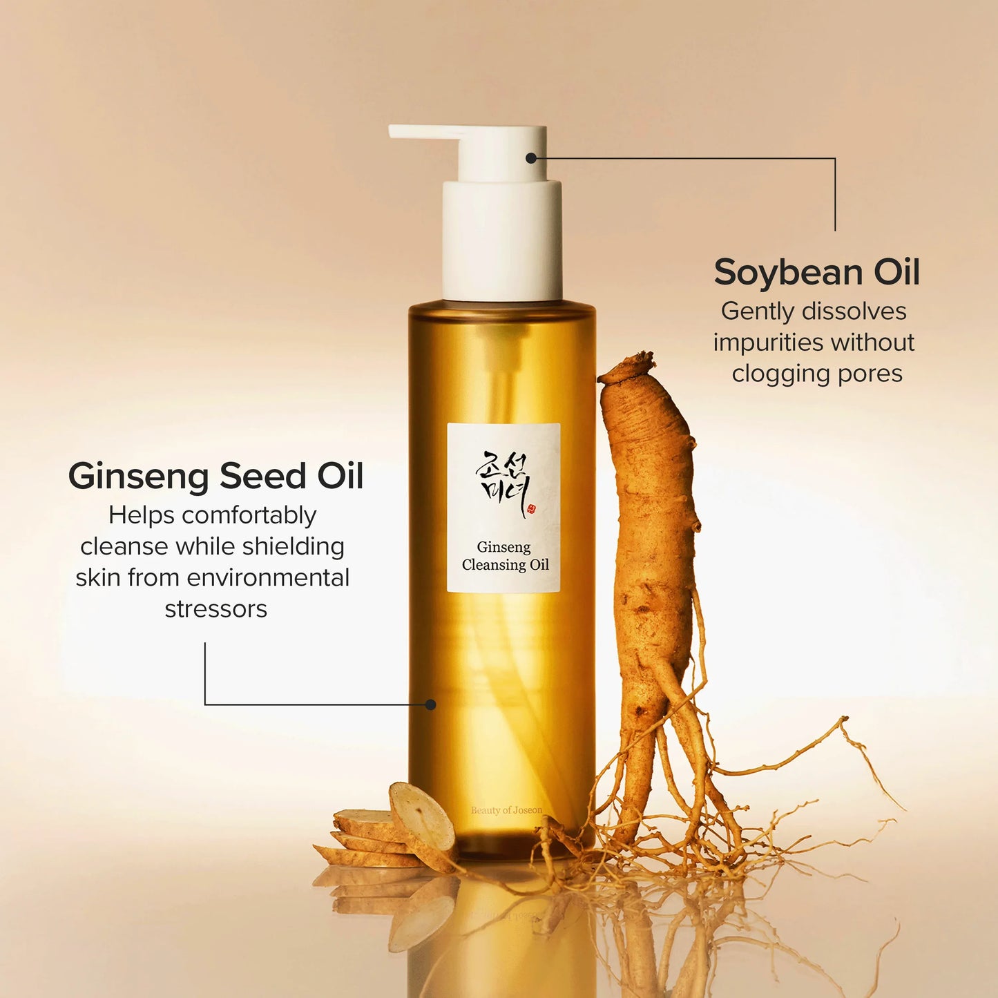 BEAUTY OF JOSEON Ginseng Cleansing Oil 210ml
